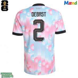 Belgien Zeno Debast #2 Replika Udebanetrøje VM 2026 Kortærmet